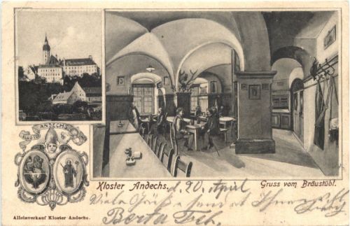 Andechs, Kloster, Grüsse vom Braüstübl