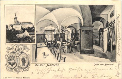 Andechs, Kloster, Grüsse vom Braüstübl