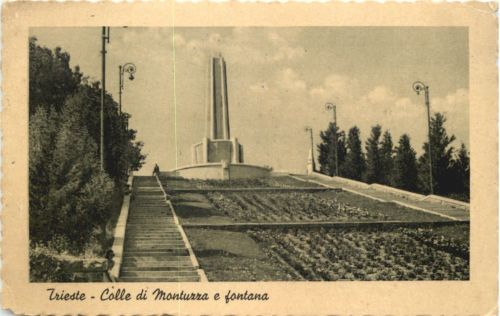 Trieste - Colle di Montuzza e fontana