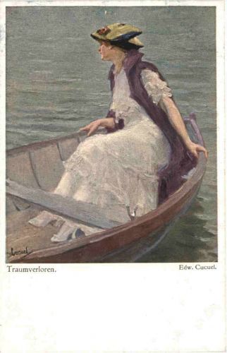 Künstler Ak Edw. Cucuel - Traumverloren