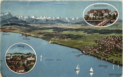 Utting am Ammersee - Künstler Ak Eurgen Felle