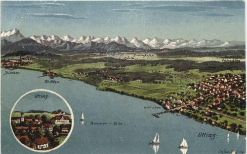 Utting am Ammersee - Künstler Ak Eugen Felle