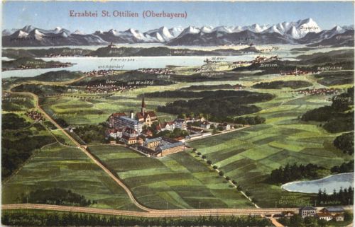 Erzabtei St. Ottilien - Künstler-AK Eugen Felle