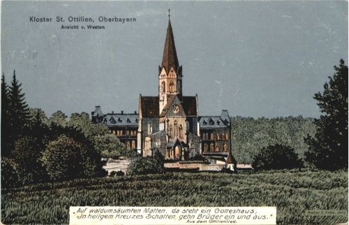 Kloster St. Ottilien - Künstler- AK Eugen Felle