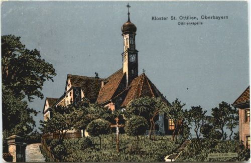Kloster St. Ottilien - Künstler- AK Eugen Felle