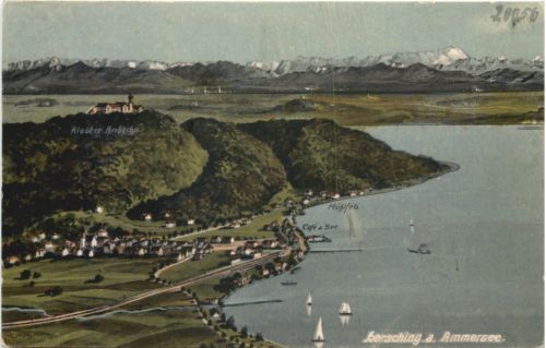 Herrsching am Ammersee - Künstler Ak Eugen Felle