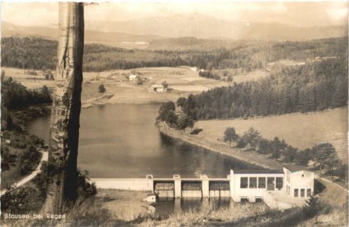 Regen, Stausee mit Staustufe