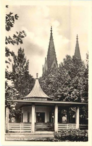 Göppingen, Brunnenhaus in den Ludwigsanlagen