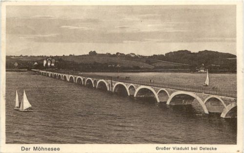 Der Möhnesee, Grosser Viadukt bei Delecke