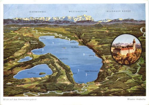 Am Ammersee und Umgebung, Kloster Andechs