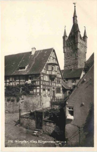 Wimpfen, Altes Bürgermeisterhaus
