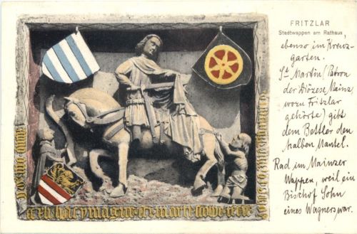 Fritzlar, Stadtwappen am Rathaus