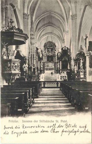 Fritzlar, Inneres der Stiftskirche St. Petri