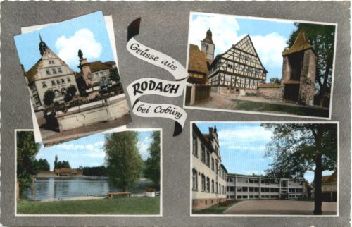 Grüsse aus Rodach bei Coburg, div. Bilder