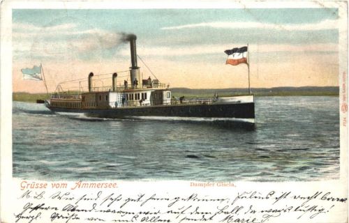 Am Ammersee, Dampfer Gisela