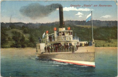 Am Ammersee, Dampfer Gisela
