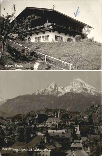 Berchtesgaden mit Watzmann, Haus Eden