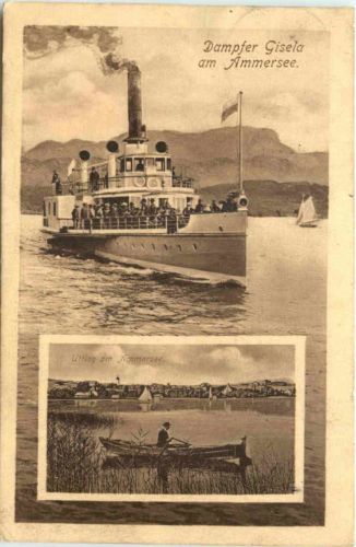 Dampfer Gisela am Ammersee
