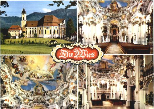 Wies b. Steingaden, Wallfahrtskirche, div. Bilder