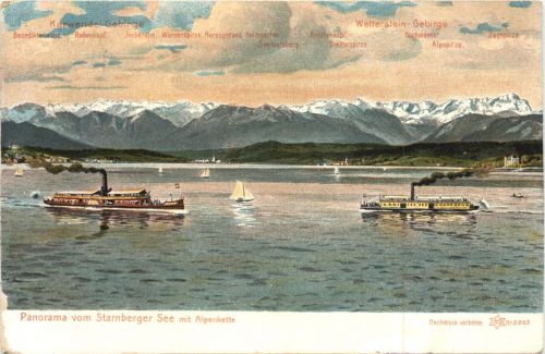 Starnberger See, Panorama