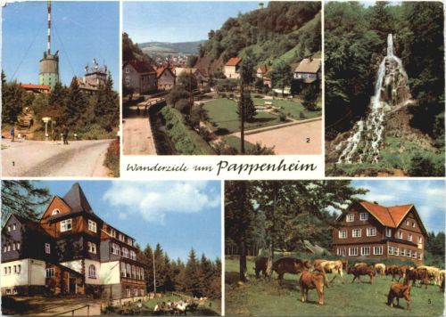 Wanderziele um Pappenheim, div. Bilder