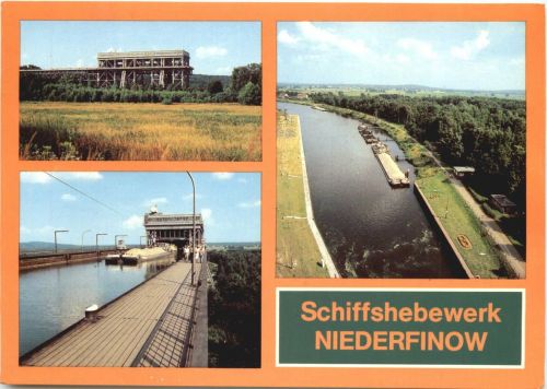 Niederfinow - Eberswalde, das neue Schiffshebewerk, div. Bilder