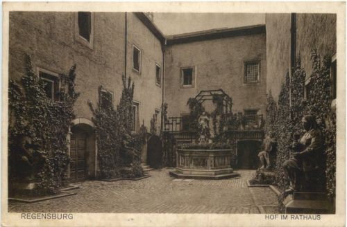 Regensburg, Hof im Rathaus