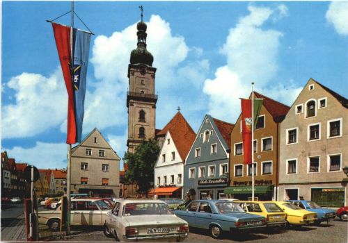 Weiden, Oberer Markt und Michaelskirche