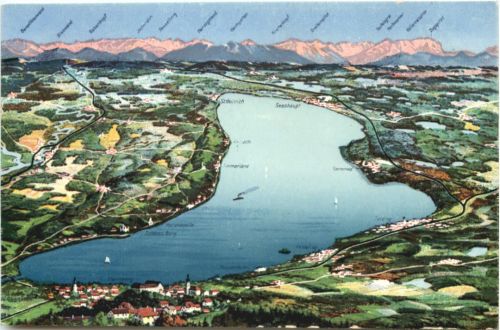 Starnberger See, Panorama