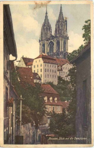 Meissen, Blick auf die Domtürme