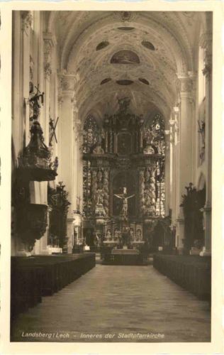 Landsberg a. Lech, Inneres der Stadtpfarrkirche