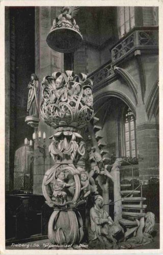 Freiberg in Sachsen, Tulpenkanzel im Dom