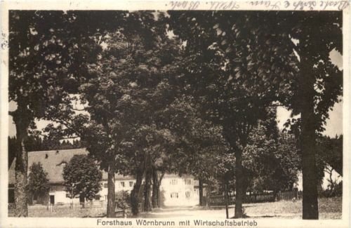 Forsthaus Wörnbrunn mit Wirtschaftsbetrieb