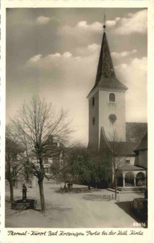 Bad Krozingen, Partie bei der Kath. Kirche
