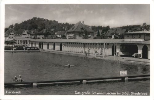 Hersbruck, Das grosse Schwimmbecken im städt. Strudelbad