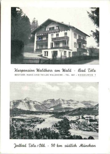 Bad Tölz, Pension Waldherr am Wald