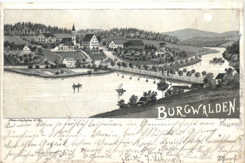 Burgwalden - Litho - Bobingen