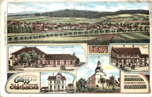 Gruss aus Ildehausen - Litho - Seesen