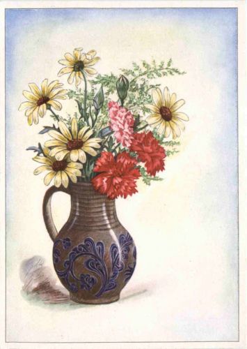 Blumen - Nelken und Margueriten