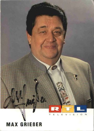 Max Griesser - Schauspieler mit Autogramm