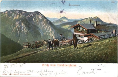 Gruss vom Hirschberghaus - Tegernsee