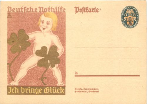 Deutsche Nothilfe - Ganzsache