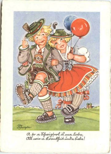 Künstler Ak Baumgarten