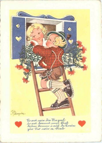 Künstler Ak Baumgarten
