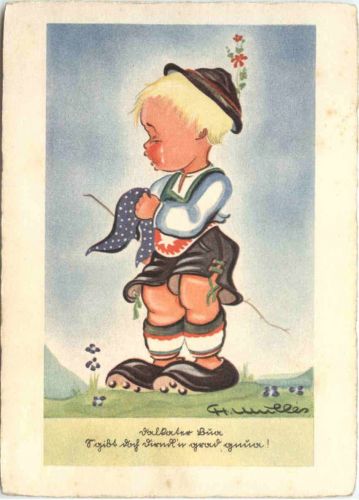 Künstler Ak Baumgarten