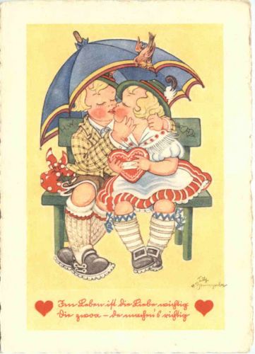 Künstler Ak Baumgarten