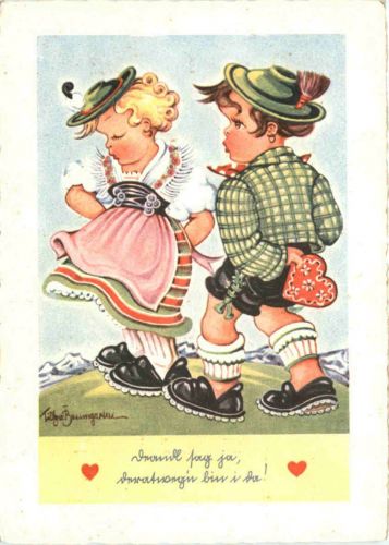 Künstler Ak Baumgarten