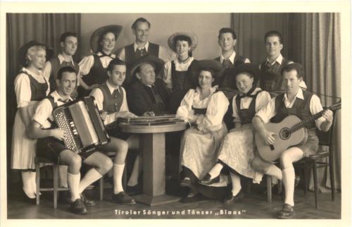 Tiroler Sänger und Tänzer Blaas