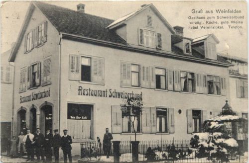 Gruss aus Weinfelden - Gasthaus zum Schweizerbund