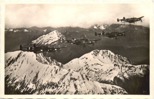 Zerstörer Messerschmitt Me110 Flugzeug